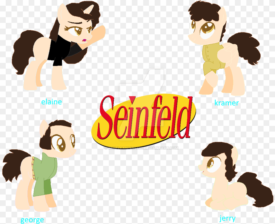 Artist Mixelfangirl100 Artist Selenaede Seinfeld Mlp, Book, Publication, Person, Comics Free Png Download