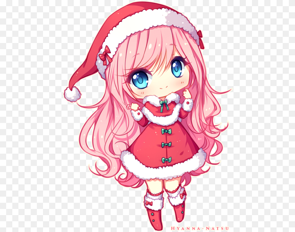Artist Name Blue Eyes Blush Boots Borrowed Character Christmas Chibi, Book, Comics, Publication, Baby Free Png
