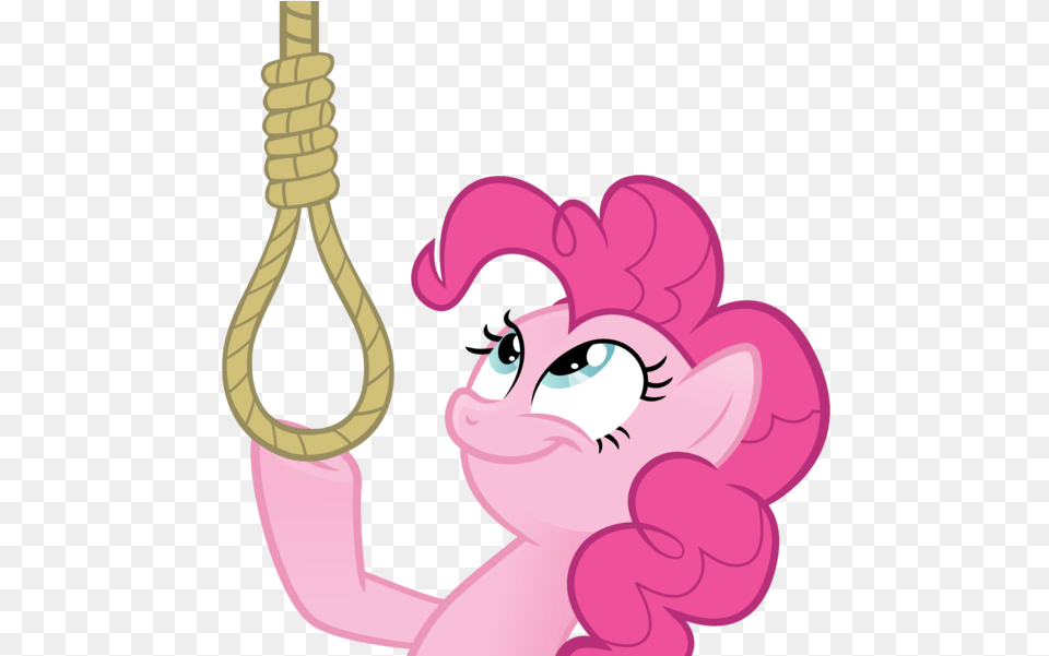 Artist Needed Look What Pinkie Found Meme Noose Pinkie Pie, Rope, Baby, Person, Face Png