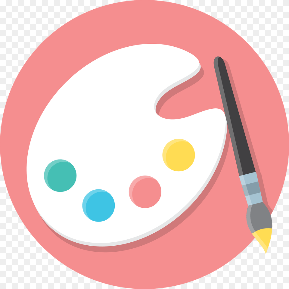 Artist Palette Clipart, Paint Container, Brush, Device, Tool Free Png Download