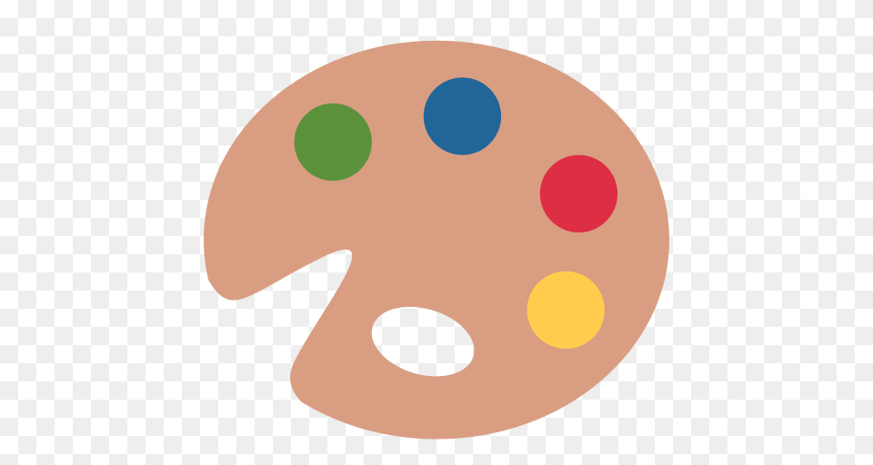 Artist Palette Emoji, Paint Container, Disk, Food, Sweets Free Png Download
