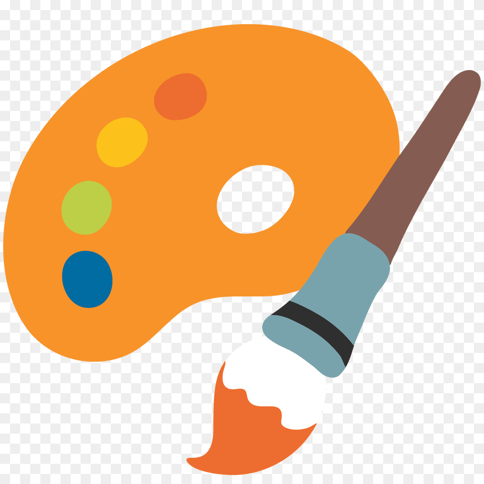 Artist Palette Emoji Clipart, Brush, Device, Paint Container, Tool Png