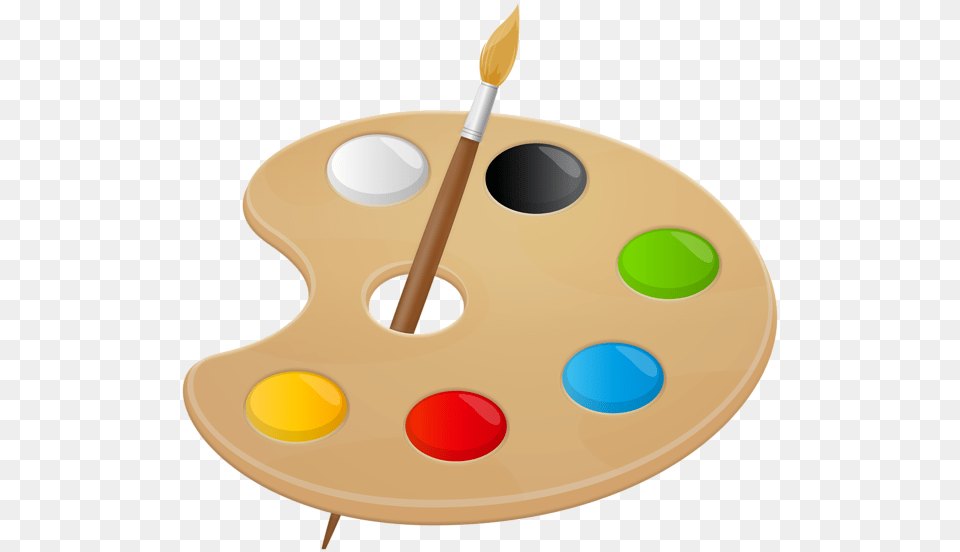 Artist Palette Transparent, Paint Container, Brush, Device, Tool Free Png Download