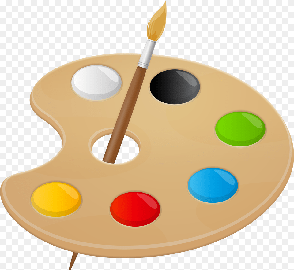 Artist Palette Transparent Portable Network Graphics, Paint Container, Brush, Device, Tool Png Image