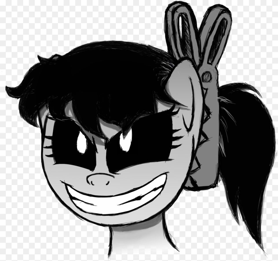 Artist Ponyhd Bear Trap Black Eye Crossover Erma Ponified Erma Adorable, Adult, Book, Comics, Female Free Png Download