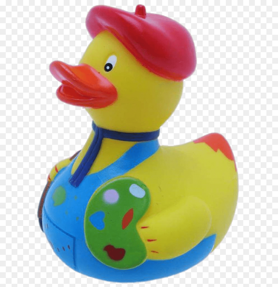 Artist Rubber Duck, Toy, Figurine Free Png