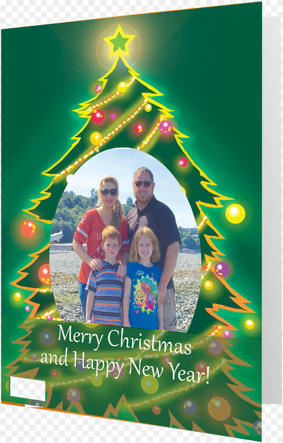 Artist Signature Holiday Photo Card Christmas Ornament, Mail, Photography, Lighting, Head Free Png Download