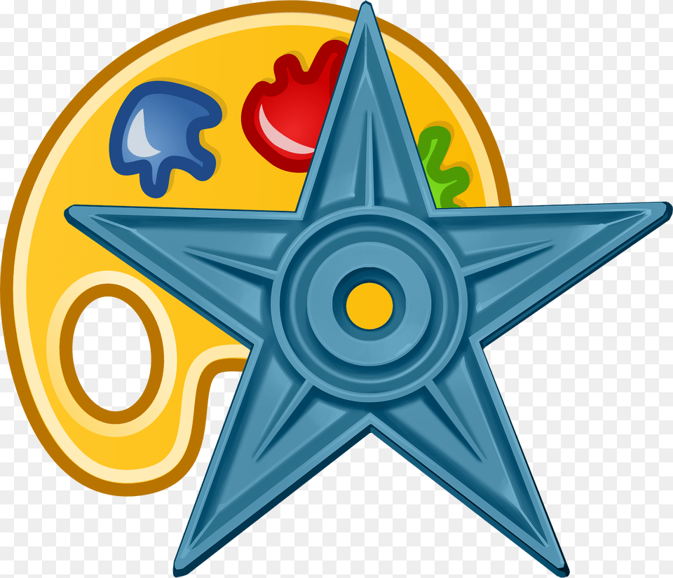 Artistic Barnstar, Star Symbol, Symbol Free Png Download