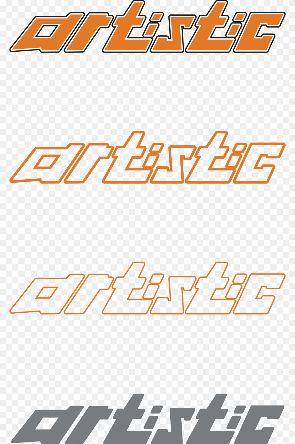 Artistic Logos Orange, Text Png Image