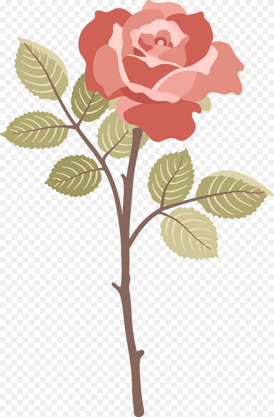 Artistic Rose Clipart, Flower, Plant, Pattern, Art Free Png Download