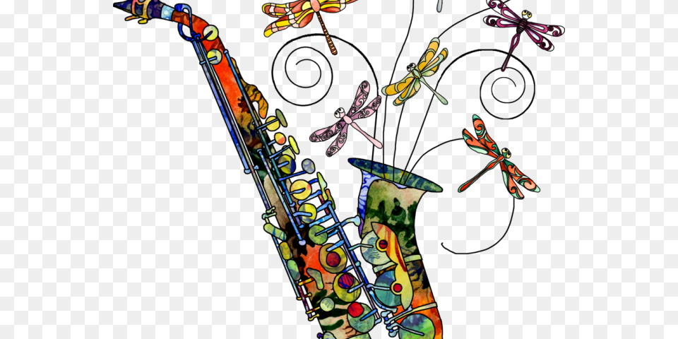 Artistic Saxophones, Musical Instrument, Animal, Bee, Insect Free Png