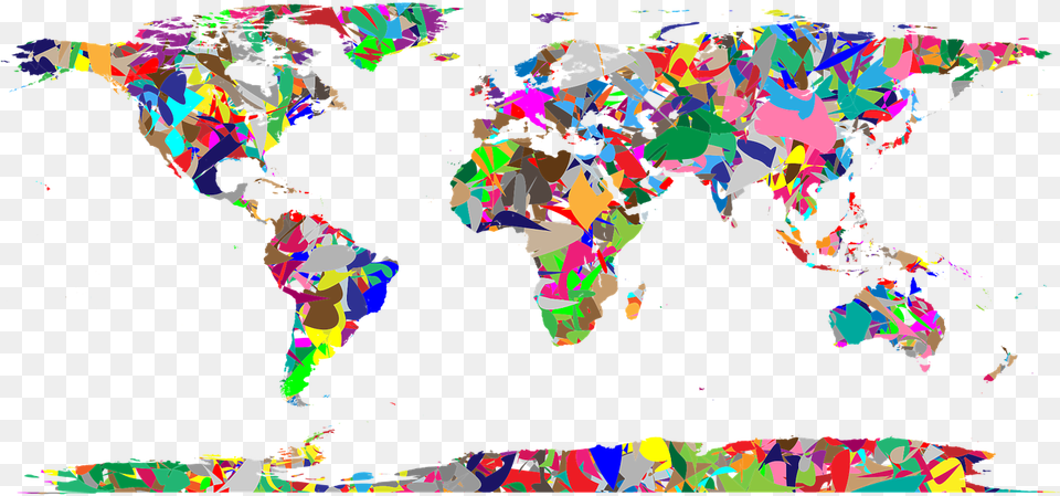 Artistic World Map, Art, Collage, Person, Chart Png