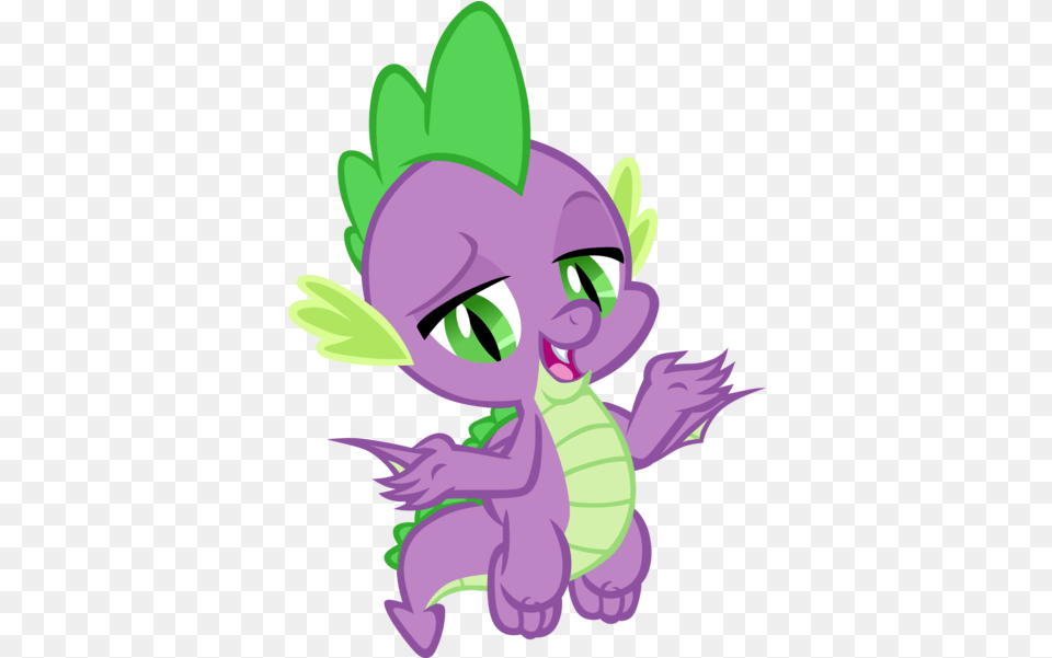 Artistmemnoch Dragon Safe Simple Background Mlp Spike Wings Vector, Purple, Graphics, Art, Publication Free Png Download