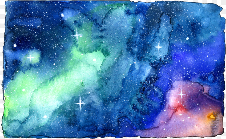 Artists At Acp Space Watercolor, Astronomy, Nebula, Outer Space, Night Free Png