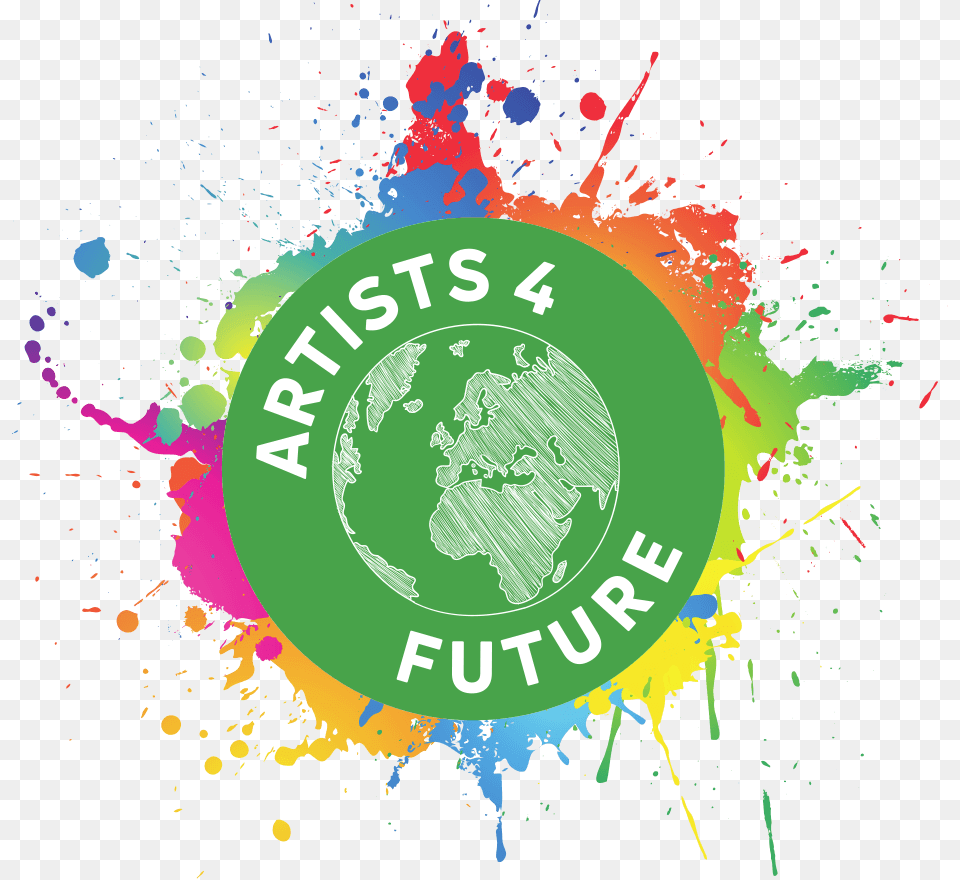 Artists For Future Logo Fridays For Future Art, Graphics, Green, Advertisement, Poster Png Image