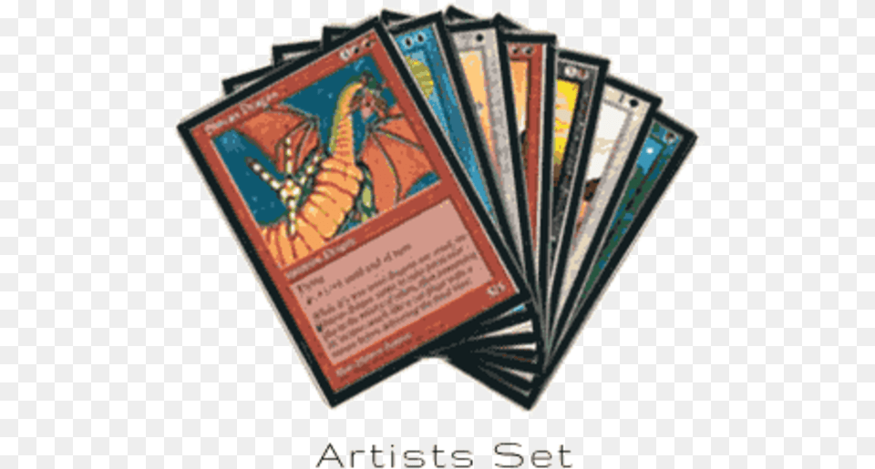 Artists Square Cut Cards Playing, Advertisement, Poster Png