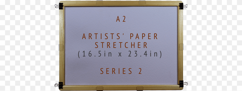 Artists39 Paper Stretcher For Watercolour Sign, White Board, Text Free Png
