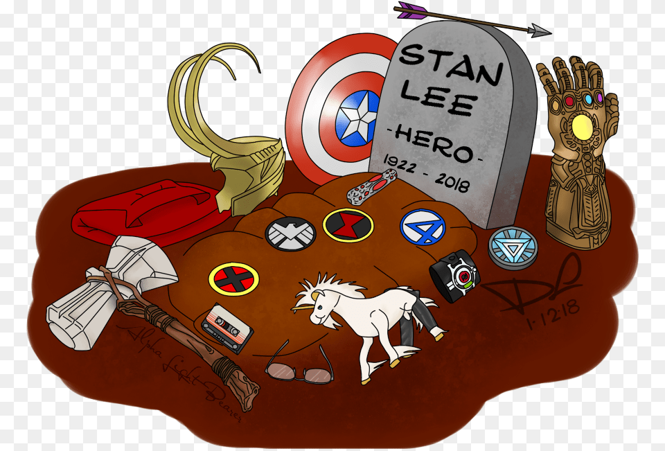 Artists39 Tributes To Late Comic Book Legend Stan Art By Stan Lee, Comics, Publication Free Png Download