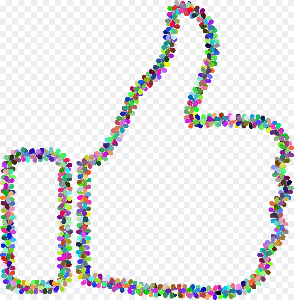 Artjewellerybody Jewelry Thumbs Up Rainbow, Accessories, Bag, Handbag, Necklace Free Transparent Png