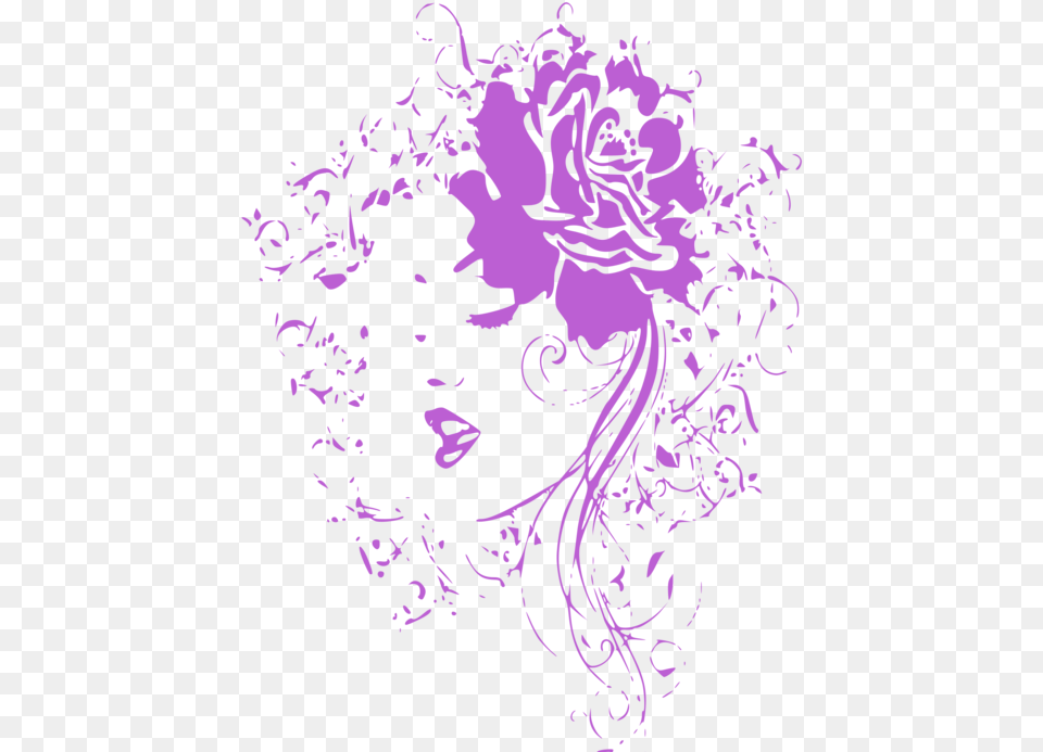Artlilactext Rose And Woman Drawing, Art, Floral Design, Graphics, Pattern Png Image