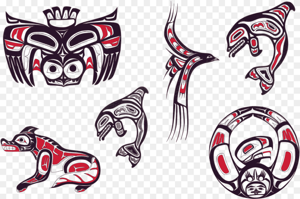 Artlogotemporary Tattoo Clipart Royalty Svg Northwest Indigenous People Art, Emblem, Symbol, Architecture, Pillar Free Png Download