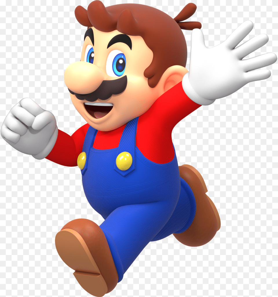 Artmario Running Render Mario Running, Baby, Person, Game, Super Mario Free Png Download