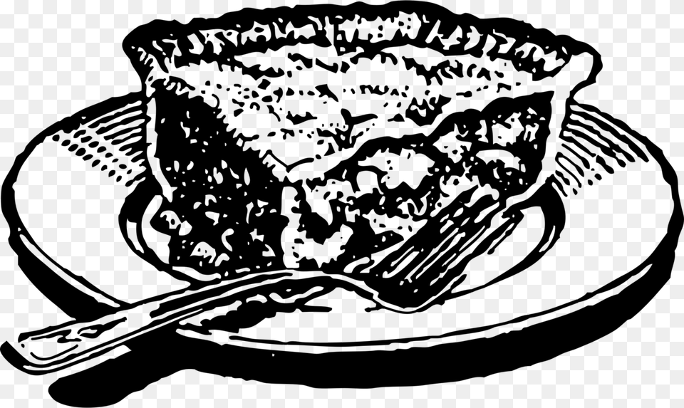 Artmonochrome Photographycarnivoran Meat Pie Clip Art Black And White, Gray Png