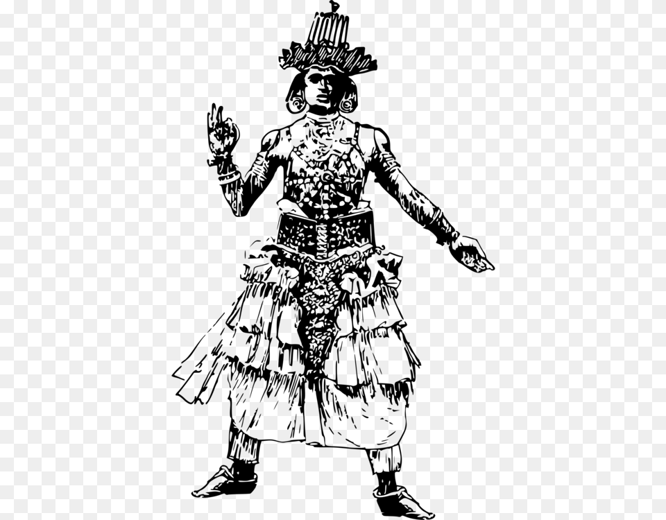 Artmonochrome Photographyheadgear Sri Lanka Dance Art, Gray Free Png