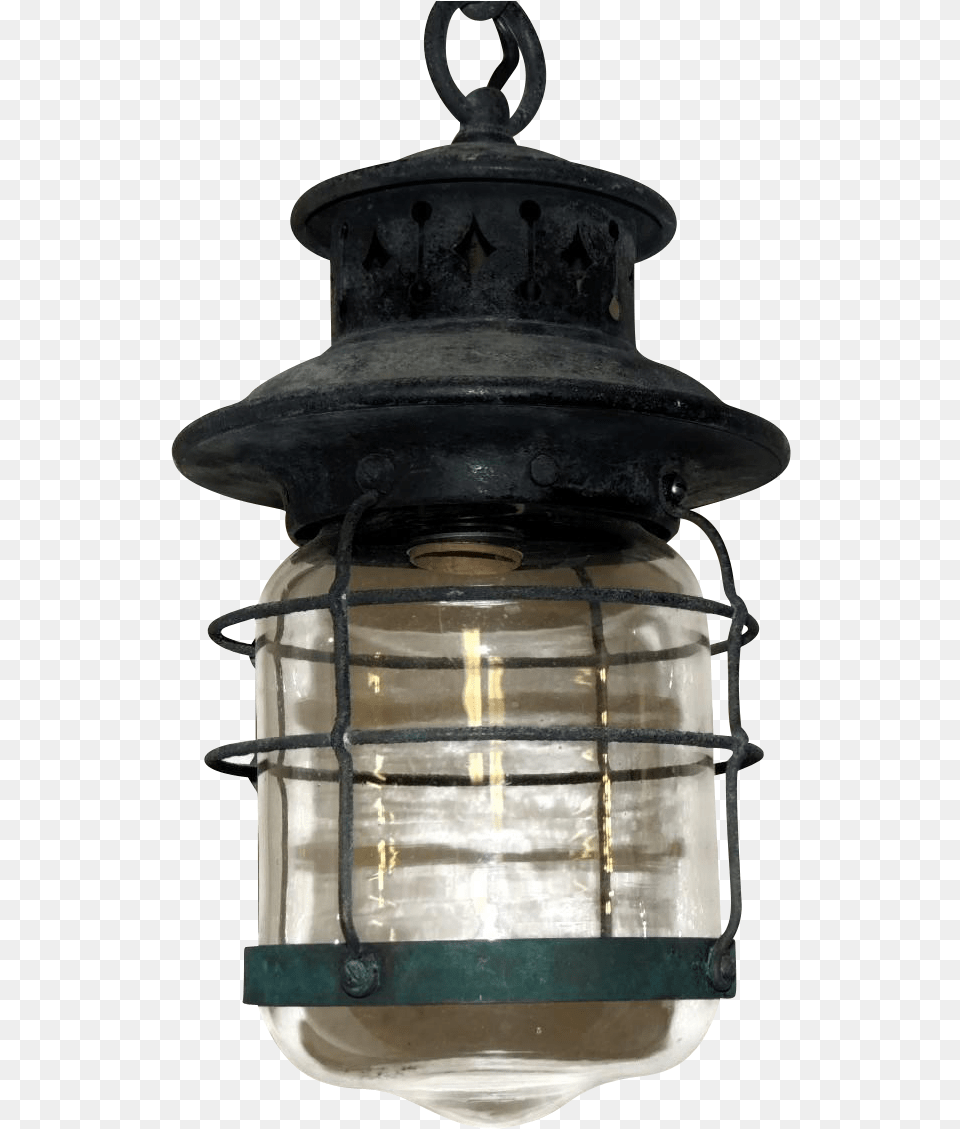 Arts And Crafts Lantern Hanging Light Fixture Rewired Ceiling Fixture, Lamp, Light Fixture, Chandelier Free Png Download