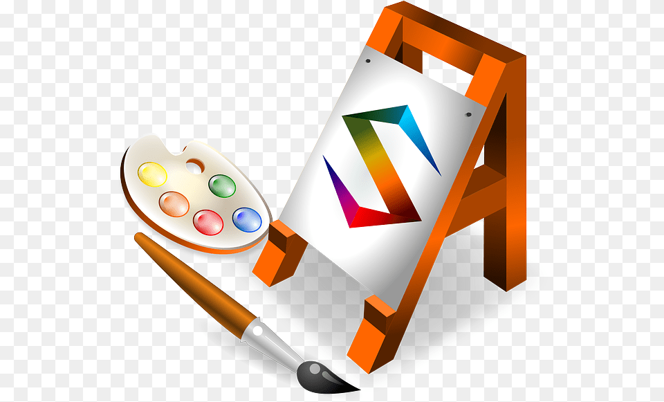 Arts Artistic Artist Painter Paintbrush Web Design Clipart, Brush, Device, Paint Container, Tool Free Png Download