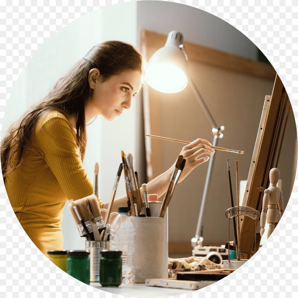 Arts Management Paint Tools, Photography, Adult, Female, Person Free Transparent Png