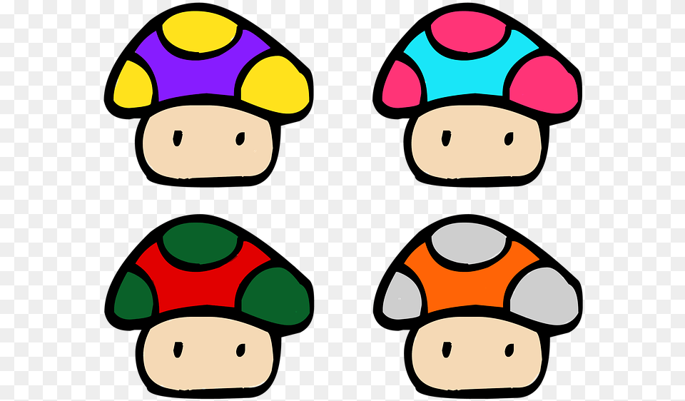Arts Mushrooms Cute Food Icon Dot, Cap, Clothing, Hat, Lunch Free Png