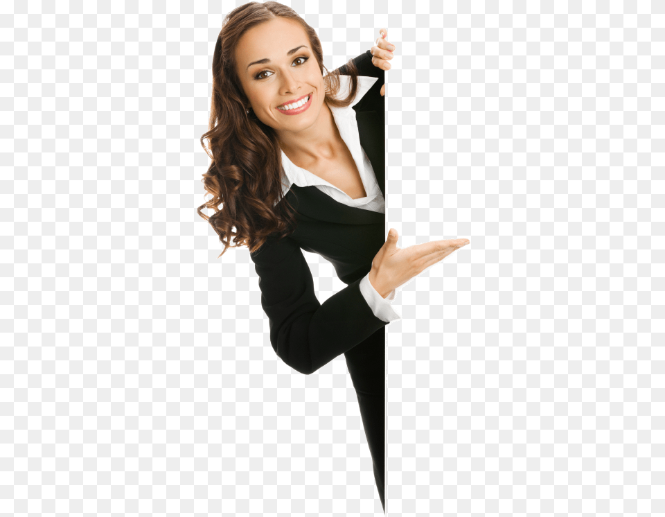 Artsperformancegesture Business Woman Pointing, Long Sleeve, Person, Hand, Finger Free Transparent Png