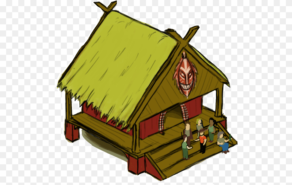 Artstation Dinoland Game Assets David Abrodos Scroll Hut Cartoon, Architecture, Shack, Rural, Outdoors Png Image