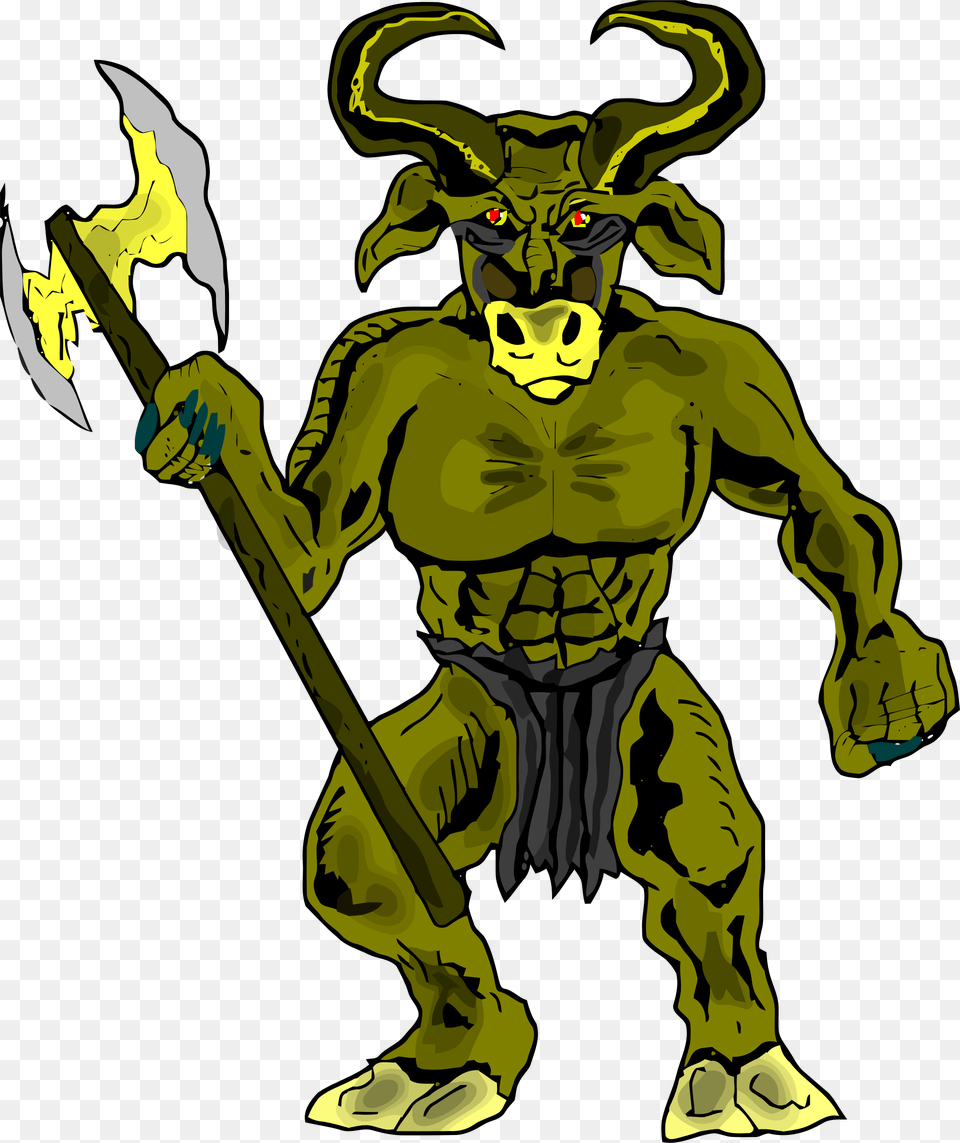 Artsuperherodemon Minotaur Clipart, Baby, Person, Art Free Transparent Png