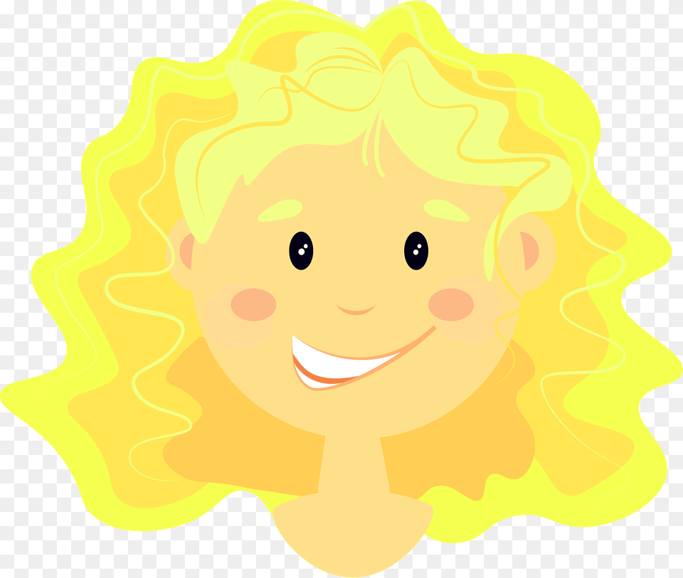 Artsy Girl Head Clipart, Face, Person, Baby Free Transparent Png