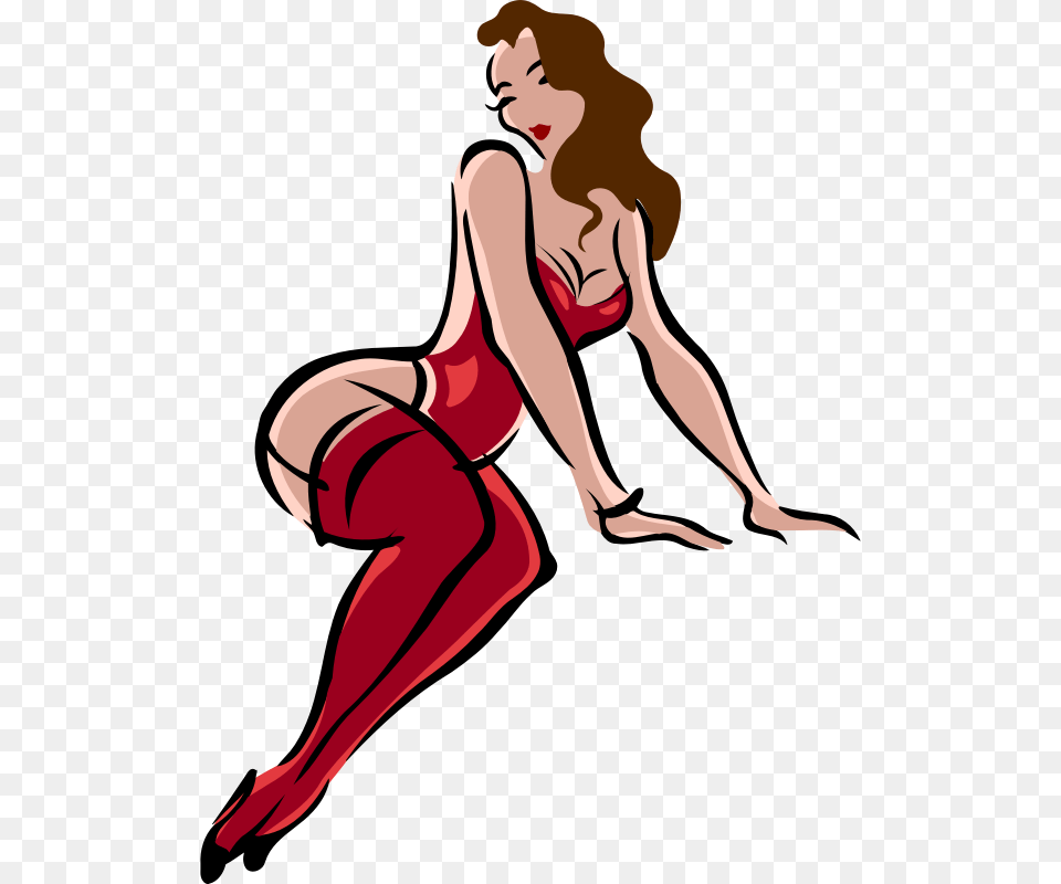 Artthighshoe Sexy Woman Cartoon, Adult, Female, Person, Dancing Png Image