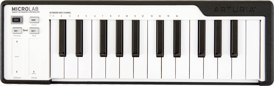 Arturia Microlab Black, Keyboard, Musical Instrument, Piano Png Image