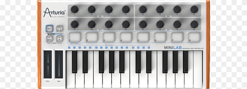 Arturia Minilab Universal Midi Controller Midi In Raspberry Pi, Keyboard, Musical Instrument, Piano Png Image