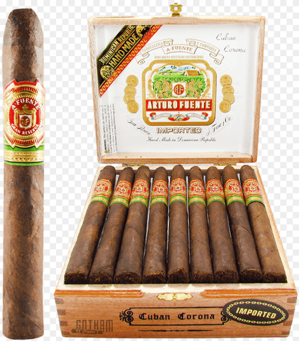 Arturo Fuente Cuban Corona Maduro Box Chocolate, Face, Head, Person, Alcohol Free Png Download