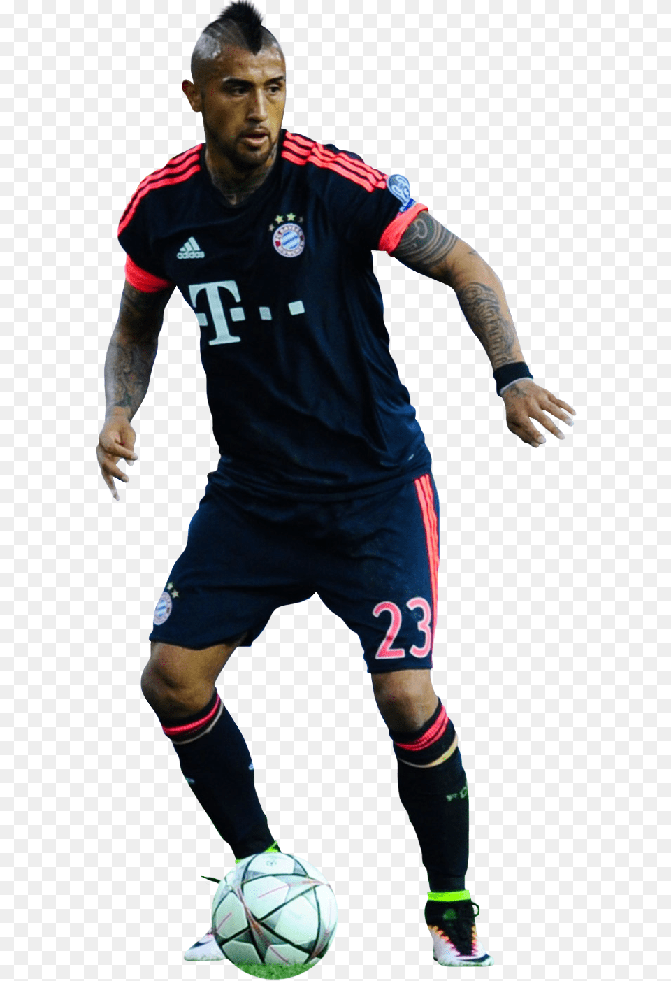 Arturo Vidal Bayern Trikot 10, Adult, Sphere, Soccer Ball, Soccer Free Png
