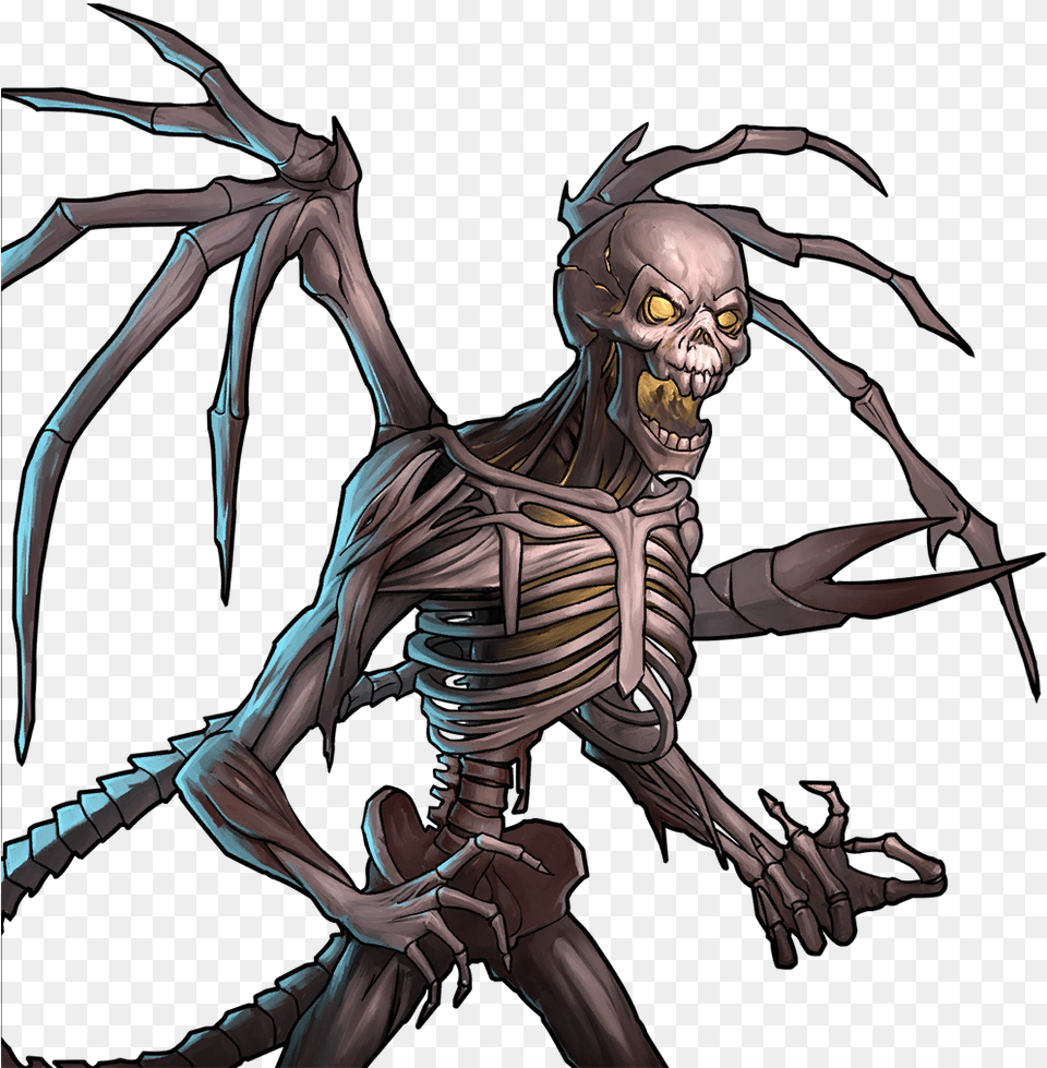 Artwork Bone Demon, Person, Adult, Male, Man Free Png