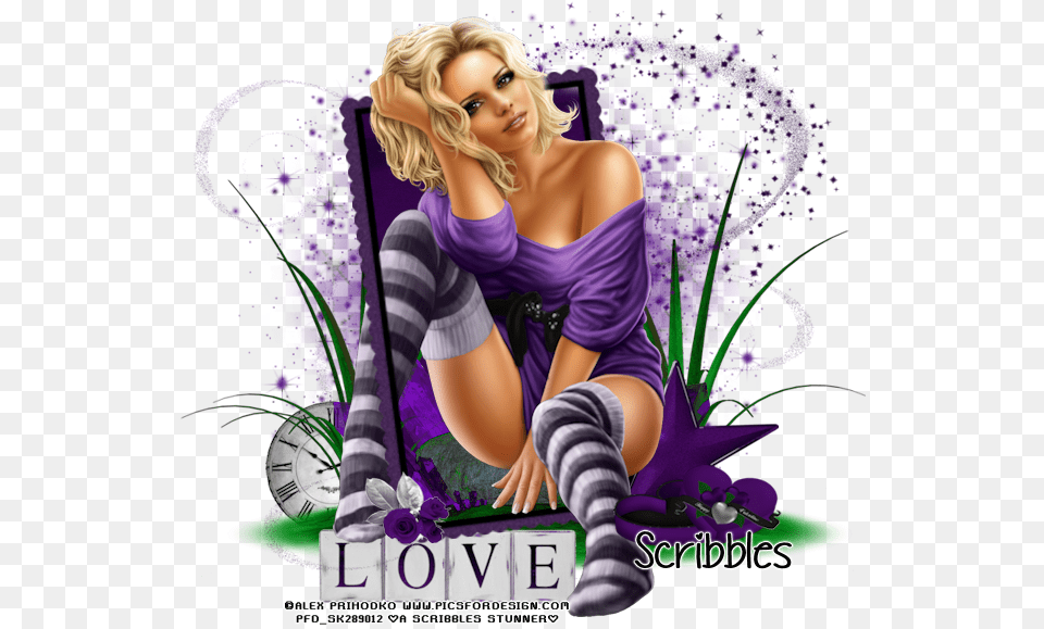 Artwork By Alex Prihodko Available At Pics For Design Prihodko Alex Art, Adult, Purple, Poster, Person Free Png