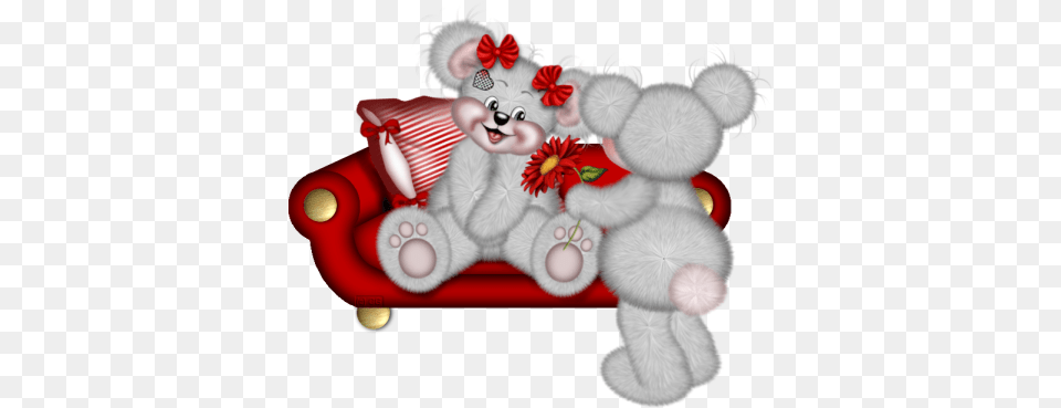 Artwork Creographix Creddy Friendship Happy, Couch, Furniture, Teddy Bear, Toy Free Png