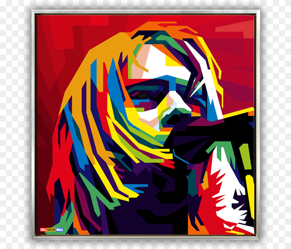 Artwork Design Is Property Of Fullcolorwall Kurt Cobain, Art, Graphics, Modern Art, Painting Png Image