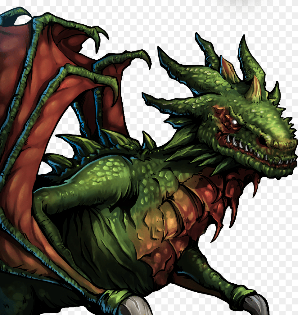 Artwork Gems Of War Wyvern, Dragon, Animal, Dinosaur, Reptile Free Png Download