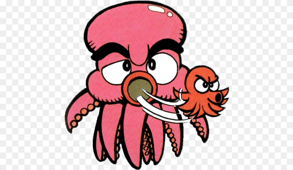 Artwork Octopus Super Mario Land 2 Octopus, Electronics, Hardware, Animal, Baby Free Png Download