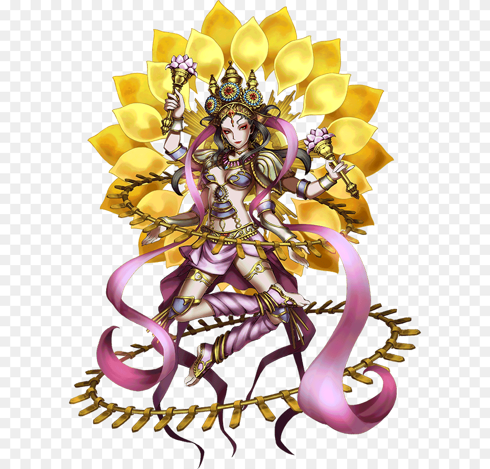 Artwork Of Lakshmi Final Fantasy Brave Exvius All Esper, Book, Comics, Person, Publication Free Transparent Png