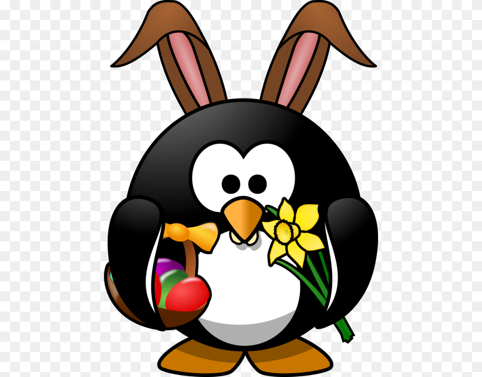 Artworkbeakpenguin Happy Easter Penguin, Animal, Bird, Nature, Outdoors Free Png Download