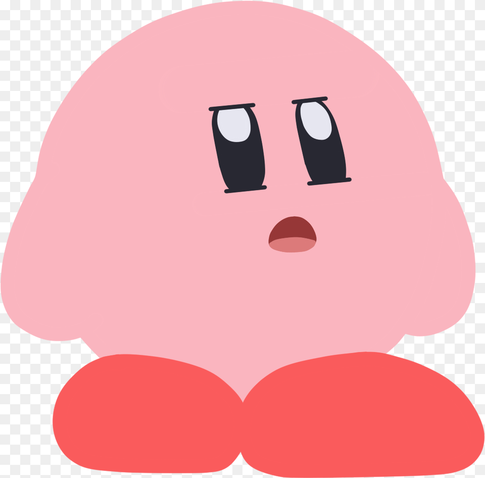 Artworki Drew A Disturbed Looking Kirby For Your Disturbed Kirby, Plush, Toy Png Image
